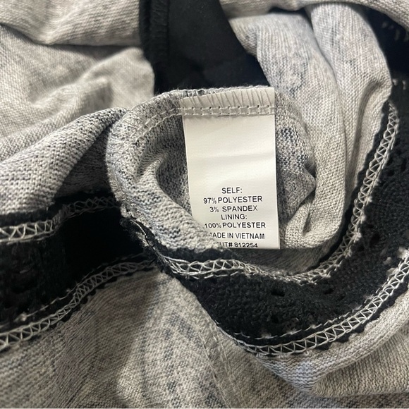 Rabbit Rabbit Rabbit Designs Paisley Print Gray And Black Dress Womens Size 12 - Picture 6 of 7